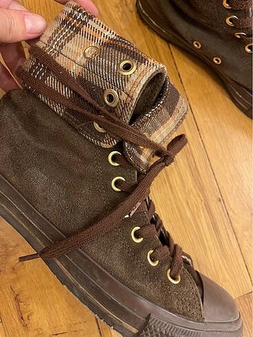 38 Beden kahverengi Renk Converse ayakkabı