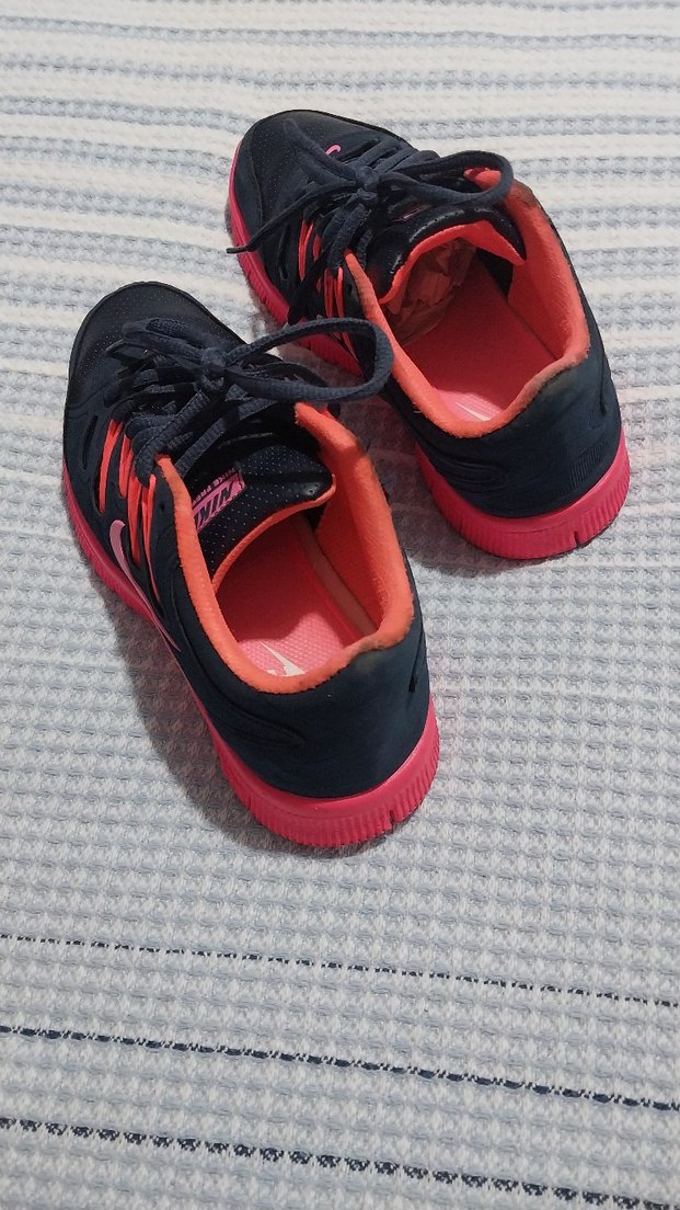 Pembe Siyah Kadın Spor Ayakkabı - Görsel 4