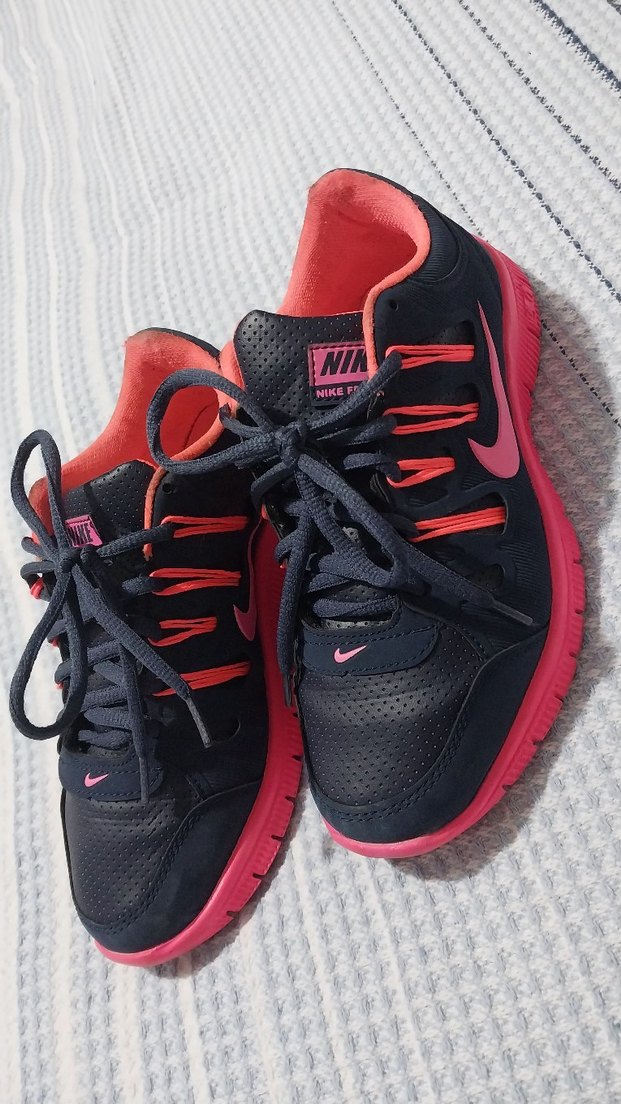 Pembe Siyah Kadın Spor Ayakkabı - Görsel 3