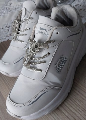 Beyaz Kadın Spor Ayakkabı - Görsel 5