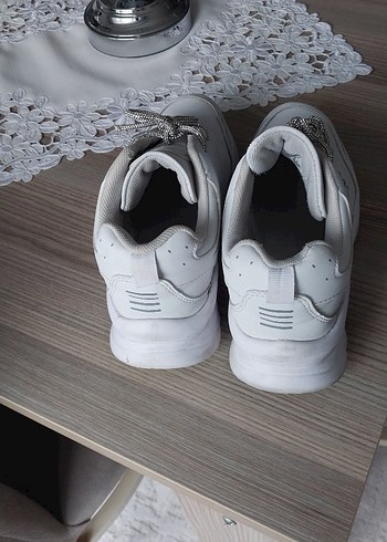 Beyaz Kadın Spor Ayakkabı - Görsel 6