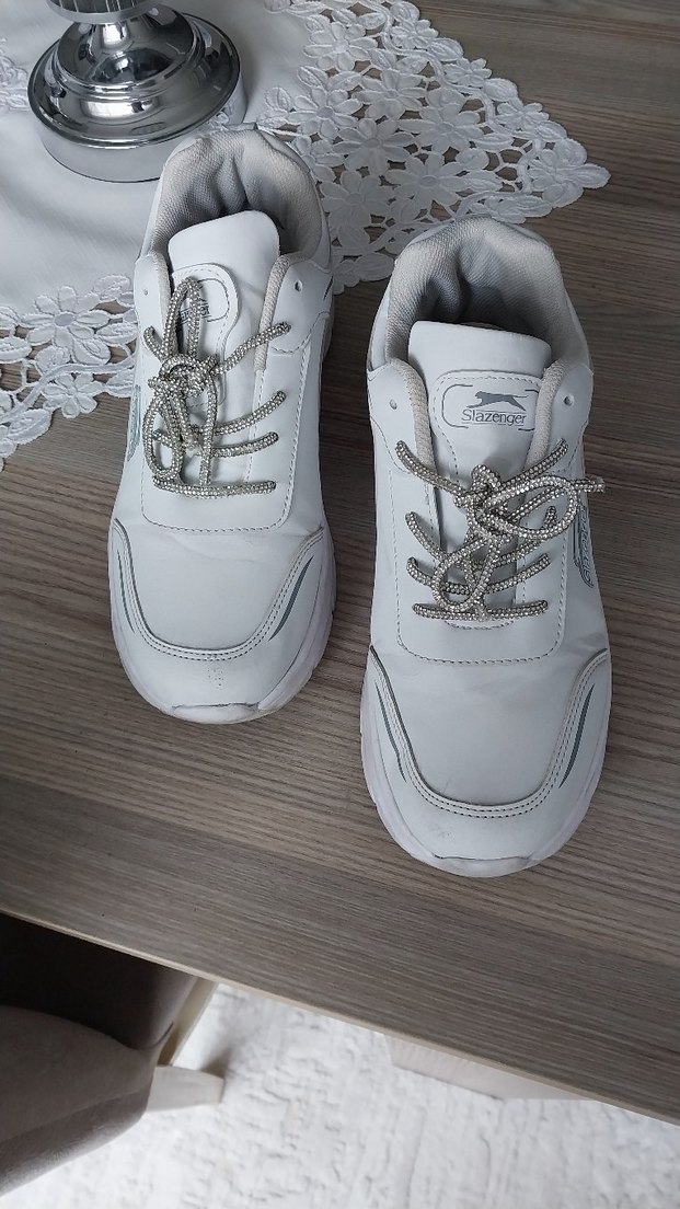 Beyaz Kadın Spor Ayakkabı - Görsel 3