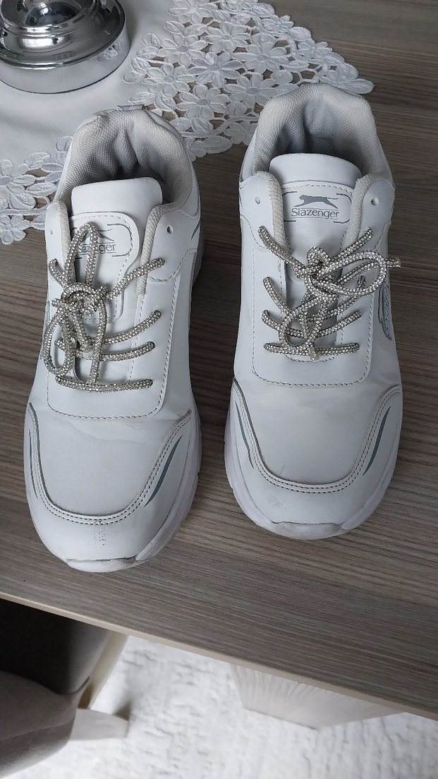 Beyaz Kadın Spor Ayakkabı - Görsel 4