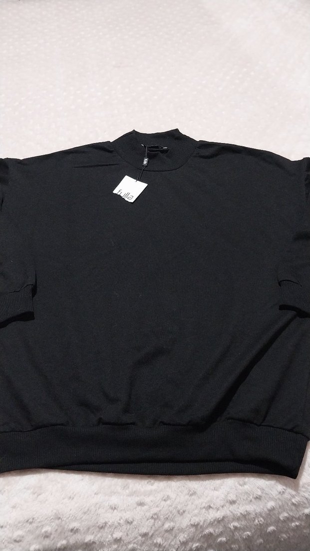 Siyah Sweatshirt unisex ürün - Görsel 3