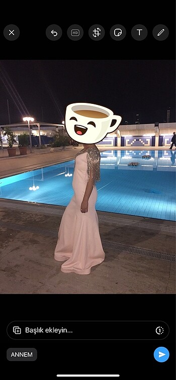 44 Beden Gece Elbisesi