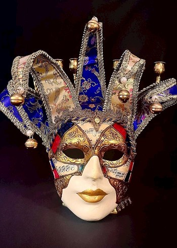 İtalyadan El İşçiliği Karnaval Maskesi - Görsel 11