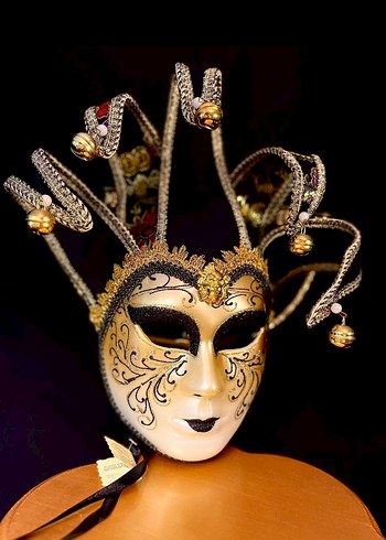 İtalyadan El İşçiliği Karnaval Maskesi - Görsel 10