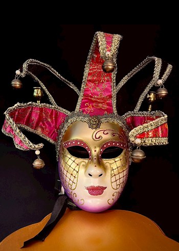 İtalyadan El İşçiliği Karnaval Maskesi - Görsel 6