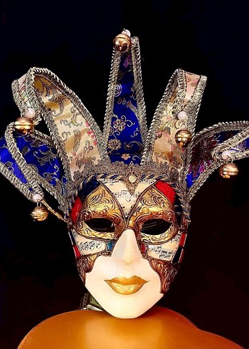 İtalyadan El İşçiliği Karnaval Maskesi - Görsel 3