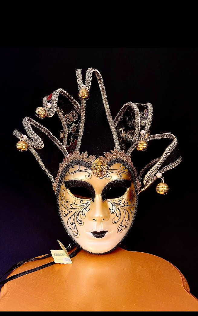 İtalyadan El İşçiliği Karnaval Maskesi - Görsel 4