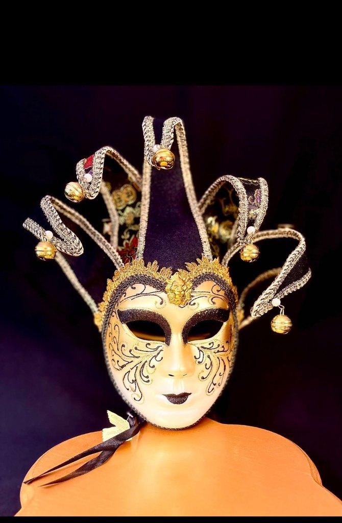 İtalyadan El İşçiliği Karnaval Maskesi - Görsel 5