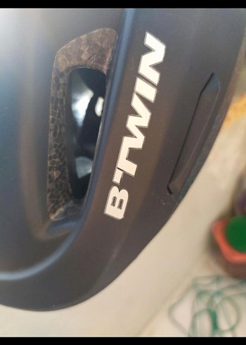 Gri Biker Motosiklet Kaskı Velcro Kayışlı - Görsel 3