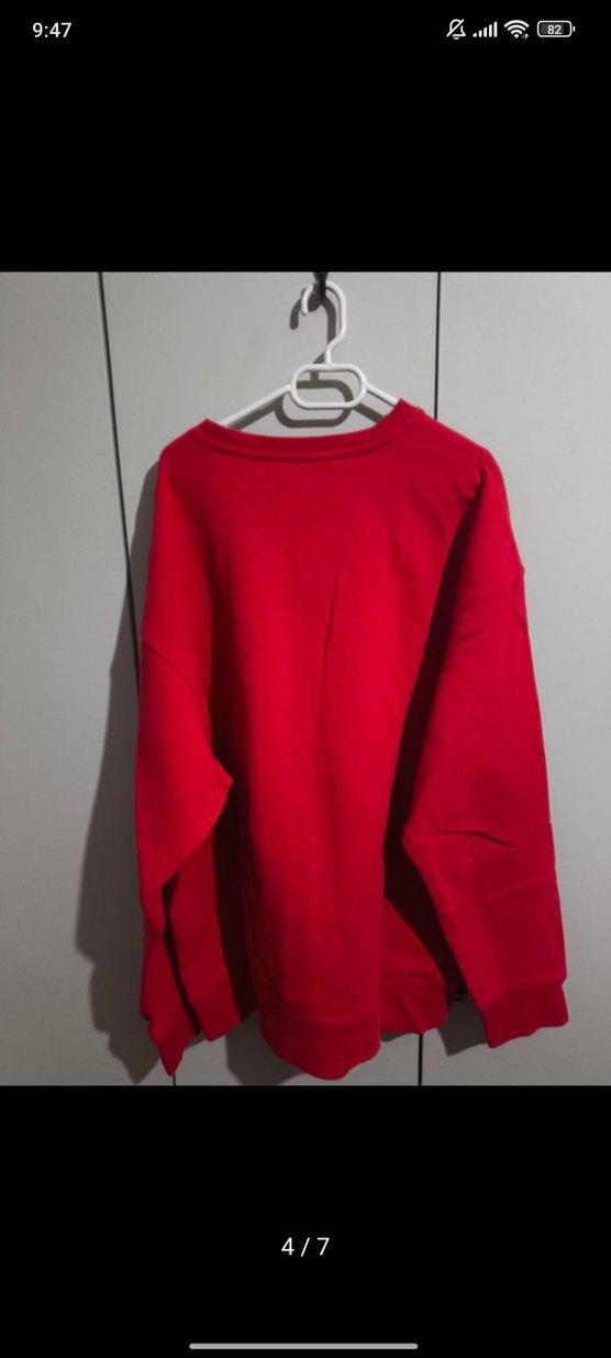 Levi's Erkek Kırmızı Bisiklet Yaka Sweatshirt - Görsel 2