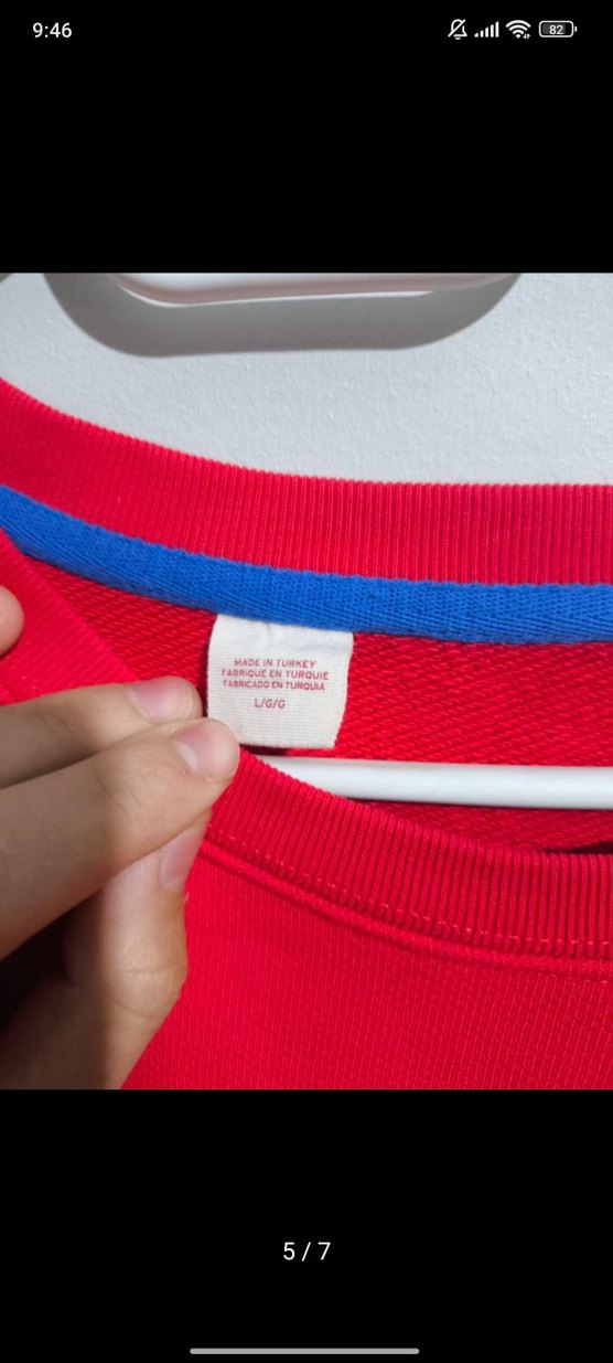 Levi's Erkek Kırmızı Bisiklet Yaka Sweatshirt - Görsel 5