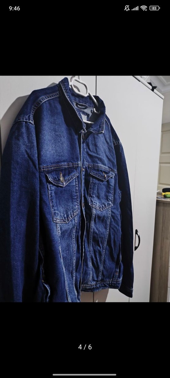 Erkek Lacivert Kot Ceket - Görsel 4