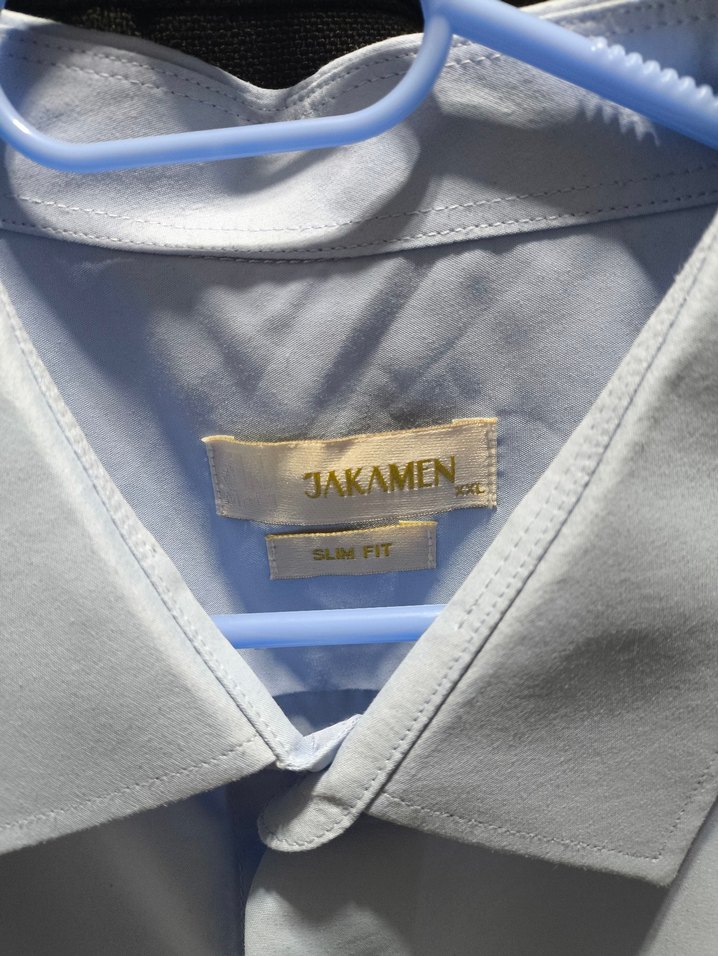 Mavi Uzun Kollu Erkek Gömlek - Görsel 3