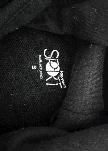 Kapüşonlu Siyah Erkek  Sweatshirt - Görsel 3