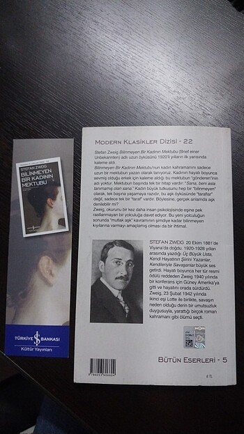  Stefan Zweig Bilinmeyen Bir Kadının Mektubu