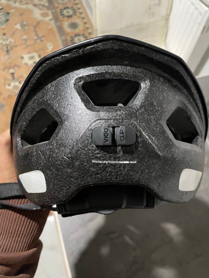 Kilitli Siyah Biker Motosiklet Kaskı - Görsel 4