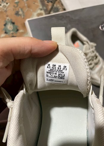 42.5 Beden beyaz Renk Beyaz Bağcıklı Erkek Spor Ayakkabı