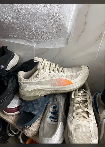 Beyaz Bağcıklı Erkek Spor Ayakkabı - Görsel 6