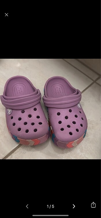Crocs c8 24-25 mor renk