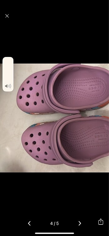 24 Beden mor Renk Crocs c8 24-25 mor renk
