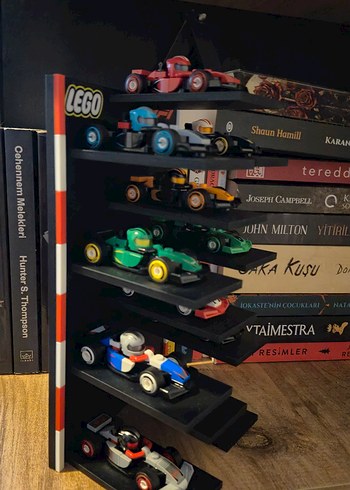 Beden Renk Lego F1 Minifigür Tam Set + Display