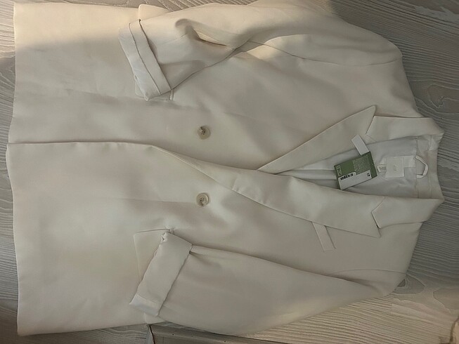 m Beden beyaz Renk Hm blazer