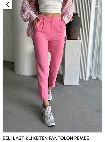 Keten pantolon - Görsel 3
