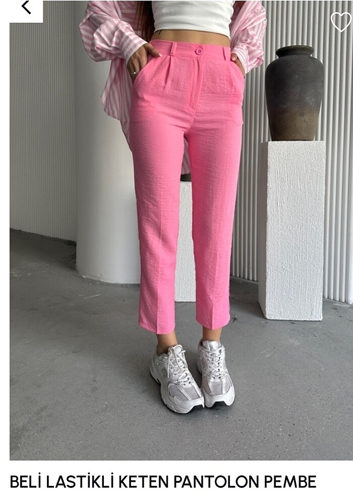 Keten pantolon - Görsel 2