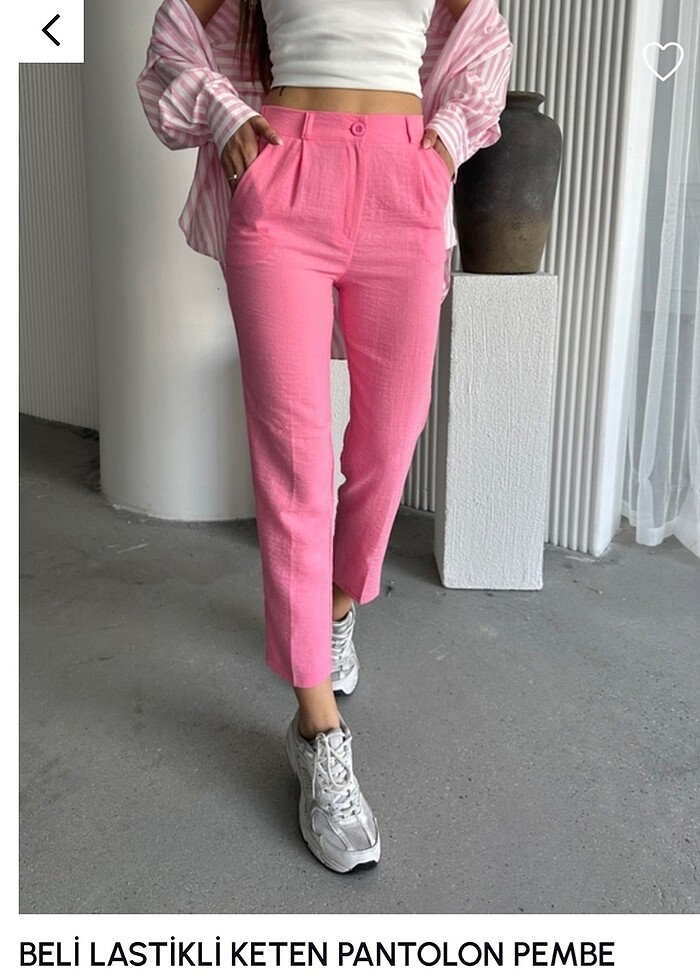 Keten pantolon - Görsel 3