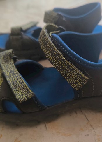 30 Beden mavi Renk Mavi Renkli Erkek Çocuk Cırt Cırtlı Sandalet