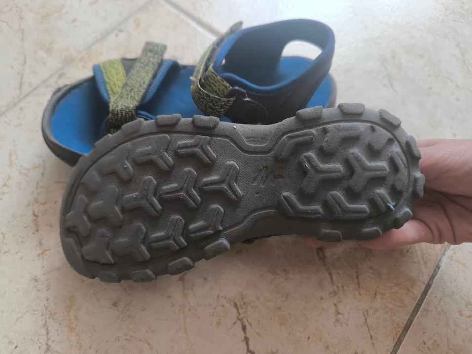 Mavi Renkli Erkek Çocuk Cırt Cırtlı Sandalet - Görsel 3