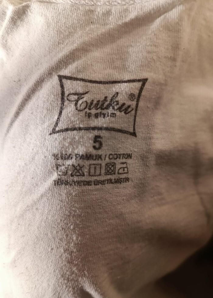 3 Beyaz Atlet Erkek Çocuk - Görsel 2