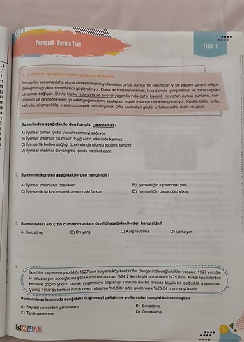 Fenomen 6 Paragraf Soru Bankası - Görsel 2