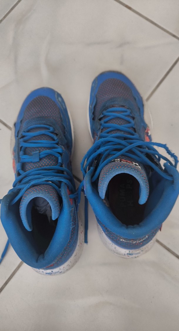 Puma Hoops Mavi Basketbol Ayakkabısı - Görsel 4