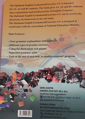 Karanfil Yayınları Optimum İngilizce Dilbilgisi ve Alıştırmalar - Görsel 2