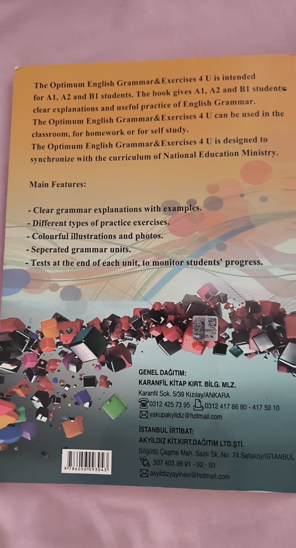 Karanfil Yayınları Optimum İngilizce Dilbilgisi ve Alıştırmalar - Görsel 2