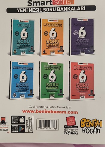 Benim Hocam Smart Serisi 6. Sınıf Matematik Soru Bankası - Görsel 3