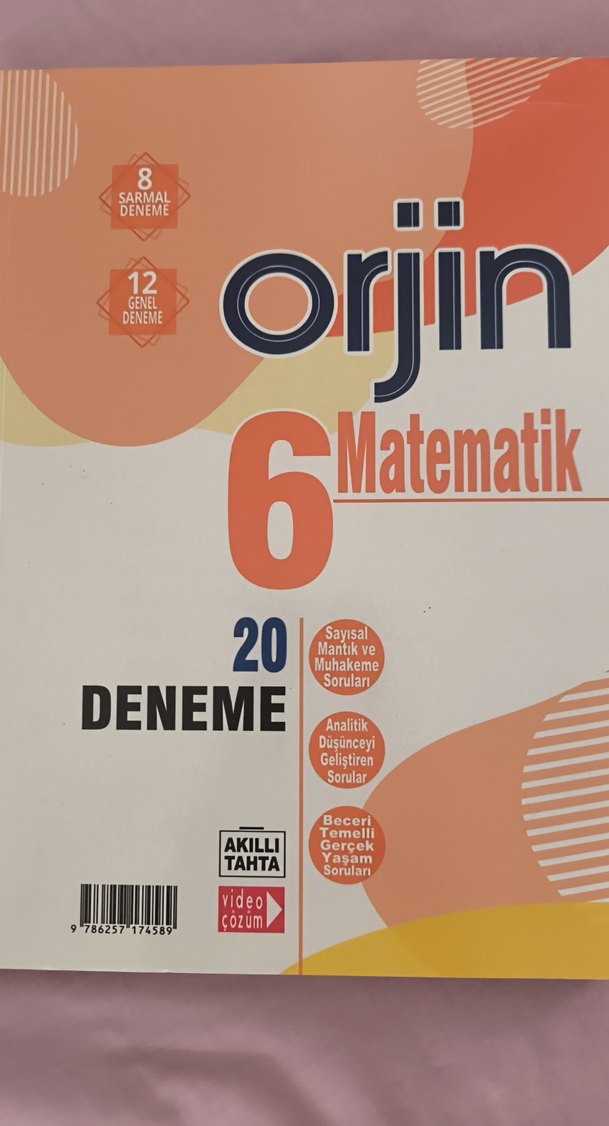Orjin 6. Sınıf Matematik Destek Soru Bankası ve 20 Deneme - Görsel 2