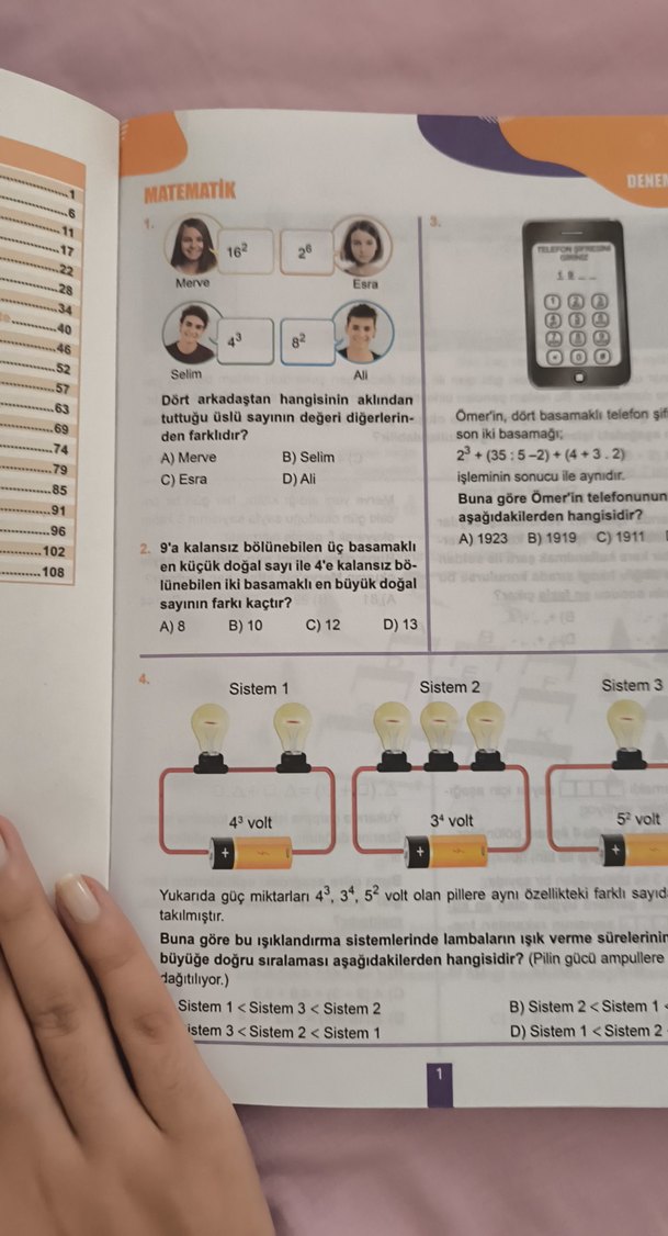 Orjin 6. Sınıf Matematik Destek Soru Bankası ve 20 Deneme - Görsel 3