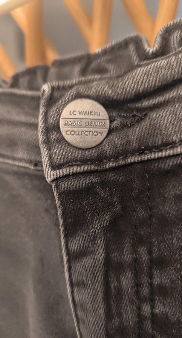 Gri Erkek Çocuk Kot Pantolon - Görsel 2