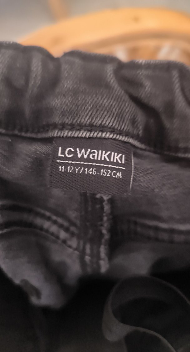 Gri Erkek Çocuk Kot Pantolon - Görsel 5