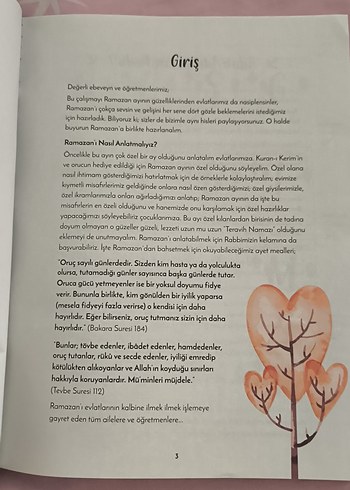 Beden Etkinliklerle Hoş Geldin Ramazan Kitabı