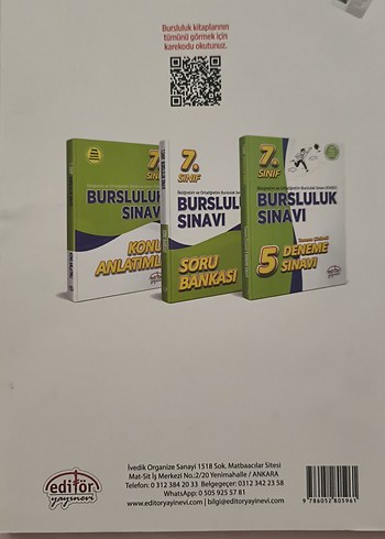 7. Sınıf Bursluluk Sınavı 5 Deneme Kitabı - Görsel 2