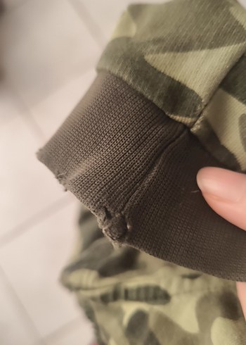 Kamuflaj Desenli Kapüşonlu Erkek Çocuk Ceket - Görsel 7