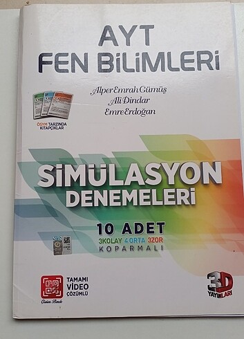 3D AYT Fen Bilimleri Denemesi 