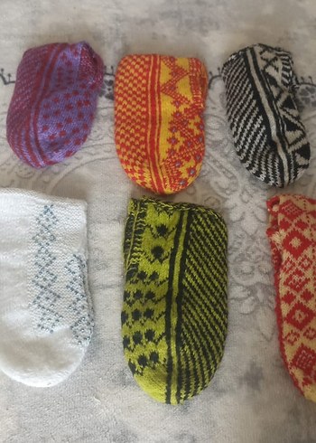 38 Beden çeşitli Renk Çok Renkli Desenli patikler