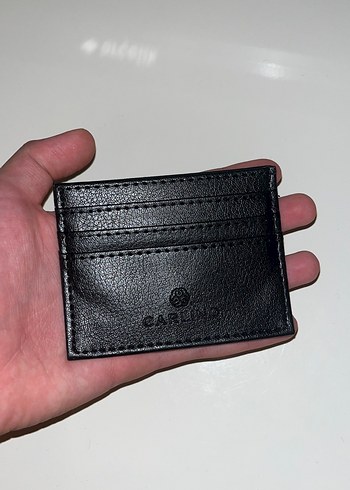 Siyah Deri Kadın Cüzdanı - Carlino - Görsel 3